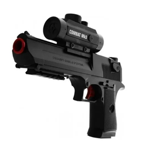 تفنگ اسباب بازی کلت COMBAT MK3 تیر ژله ای مدل Falcons Pistol -اسباب بازی